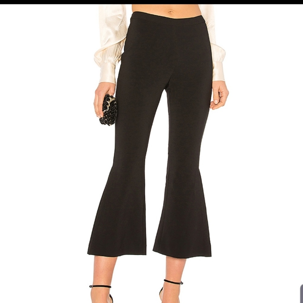 Black crop pants